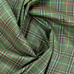 Olive Green & Burgundy Kovai Cotton Saree