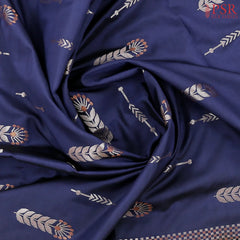 Navy Blue Soft Art Silk Saree