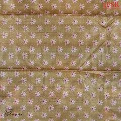 Cool Grey Semi Tussar Saree