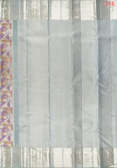 Multicolor Kanchipuram Jacquard Silk Saree