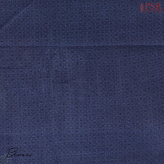Dark Blue Chanderi Silk Cotton Saree