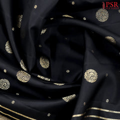 Black Kanchipuram Silk Saree