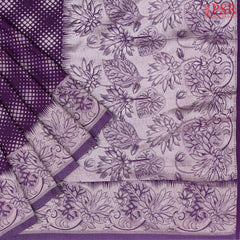 Royal Purple Georgette Saree