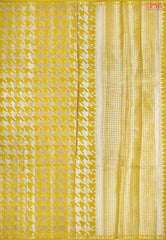 Corn Yellow Banaras Silk Saree