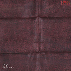 Yellow Beige & Brown Kadhi Tussar Silk Saree