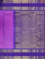 Purple Kanchipuram Silk Saree