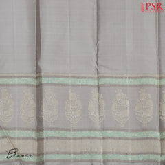 Deep Mauve Bridal Kanchipuram Silk Saree