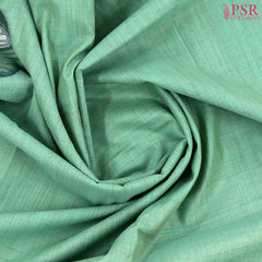 Sea Green Ghicha Cotton Saree