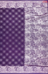 Royal Purple Georgette Saree