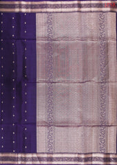 Dark Violet Soft Silk Saree