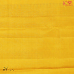 Yellow Kanchipuram Silk Saree