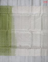 Asparagus Green Soft Silk Saree