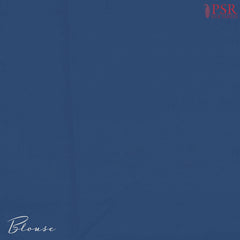 Dark Cobalt Blue Kovai Cotton Saree