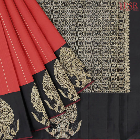 Red Kanchipuram Silk Saree