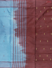 Cerulean Blue Vazhainaar Silk Saree