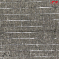 Taupe Grey Linen Saree