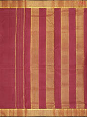 Maroon Nine Yards Half Fine Silk Saree