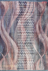 Dark Slate Grey Kadhi Tussar Silk Saree