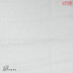 White Linen Embroidery Saree