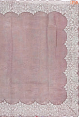 Light Pink Crushed Tissue Silk Saree