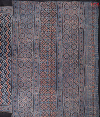 Black Kadhi Tussar Silk Saree