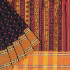 Black Silk Cotton Saree