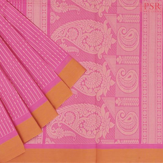 Pink Kovai Cotton Saree