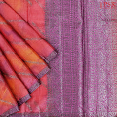 Flames Banaras Tussar Silk Saree