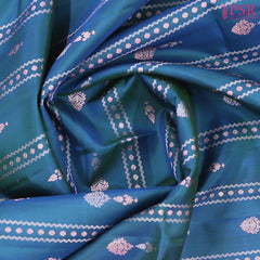 Prussian Blue Soft Silk Saree