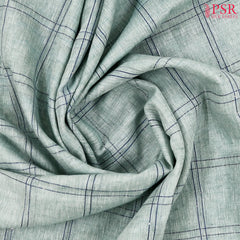 Powder Blue Linen Saree