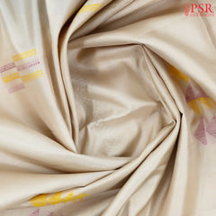 Parchment Beige Soft Silk Saree