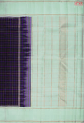 Dark Grape Purple Kanchipuram Silk Saree