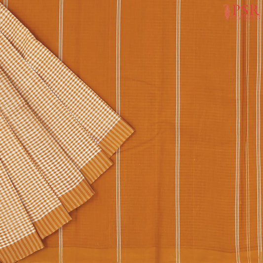 Off White Kanchi Cotton Saree