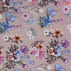 Light Pink Crushed Tissue Silk Saree