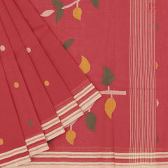 Red Bengal Cotton Saree