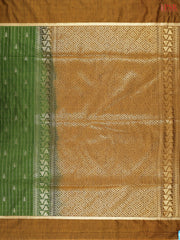 Fern Green Jute Art Silk Saree