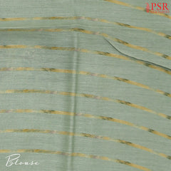 Sage Green Kadhi Tussar Silk Saree