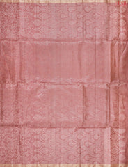 Copper Pink Tissue Soft Silk Saree