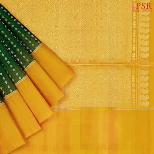 Dark Green Soft Silk Saree