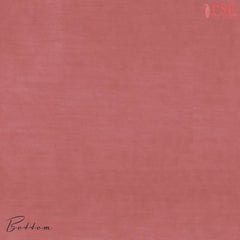 Coral Peach & Taupe Chanderi Silk Cotton Dress Material
