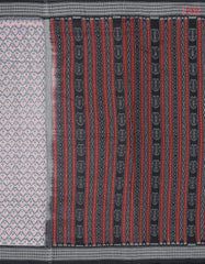 Dark Grey Orissa Cotton Saree