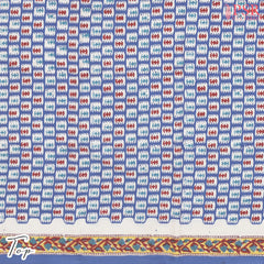 Han Blue Cotton Dress Material