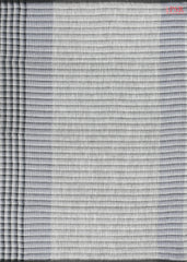 Grey & White Linen Saree