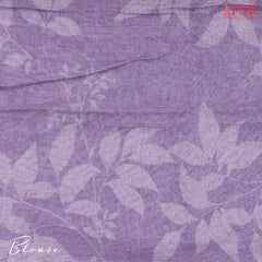 Lavender Linen Saree