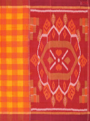 Yellow & Orange Kovai Cotton Saree