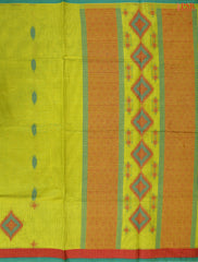 Lemongrass Green Kovai Cotton Saree