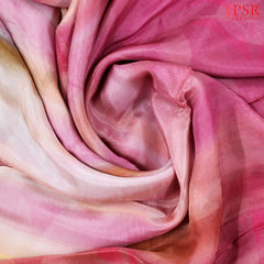 Magenta Semi Crepe Saree