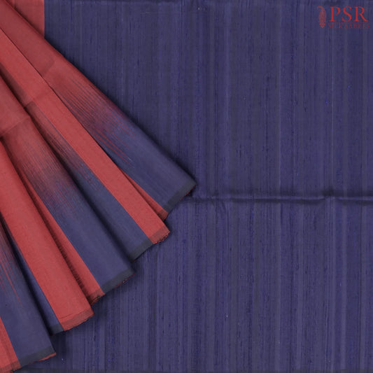 Berry Red Soft Silk Saree