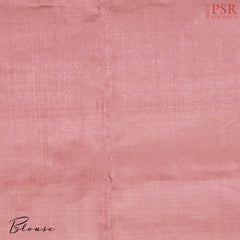 Copper Pink Tissue Soft Silk Saree