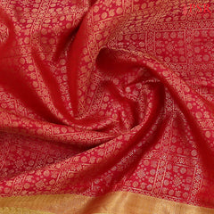 Red Bridal Kanchipuram Silk Saree